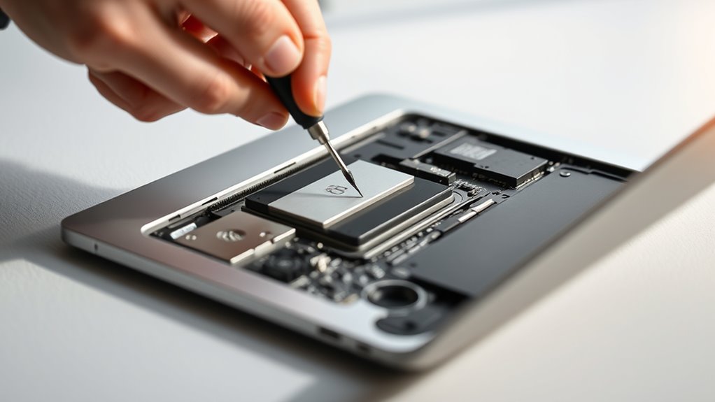 ostrożny rozbiór MacBooka Pro