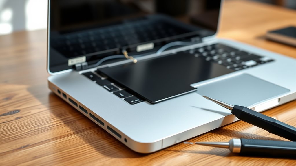 typowe problemy z ekranem MacBooka 13