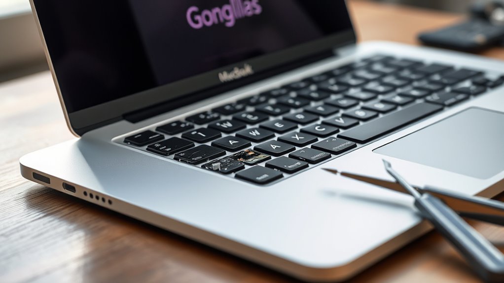 częste problemy z klawiaturą MacBooka