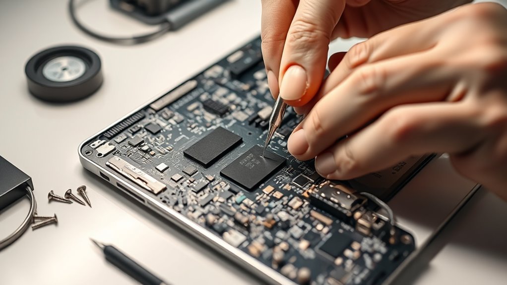 częste problemy z płytą główną MacBooka