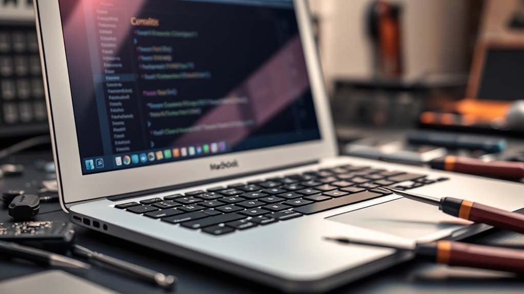 typowe problemy macOS na MacBooku