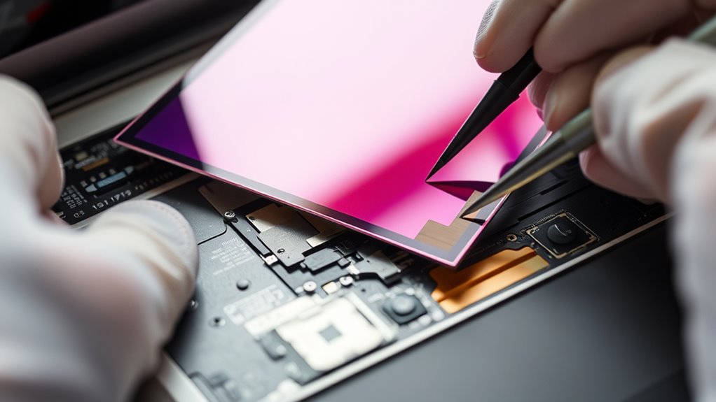 wysokorozdzielcze komponenty wyświetlacza Retina