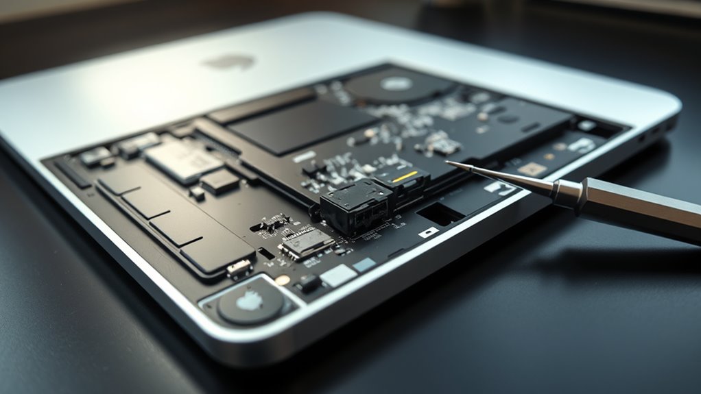 wymiana portu ładowania MacBook 13