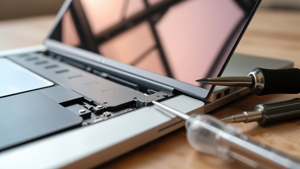 problemy z ekranem MacBook 13