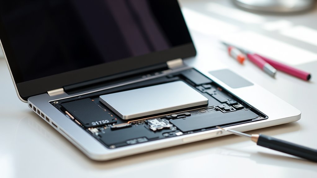 wymiana baterii w MacBook Air 13