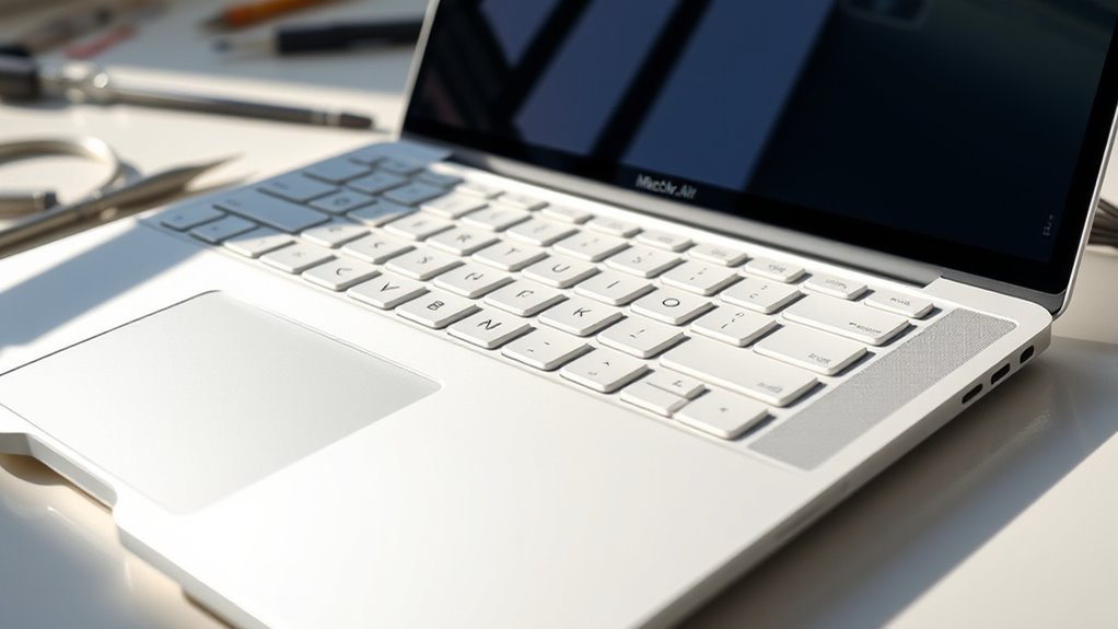 wymiana klawiatury w MacBook Air 2019