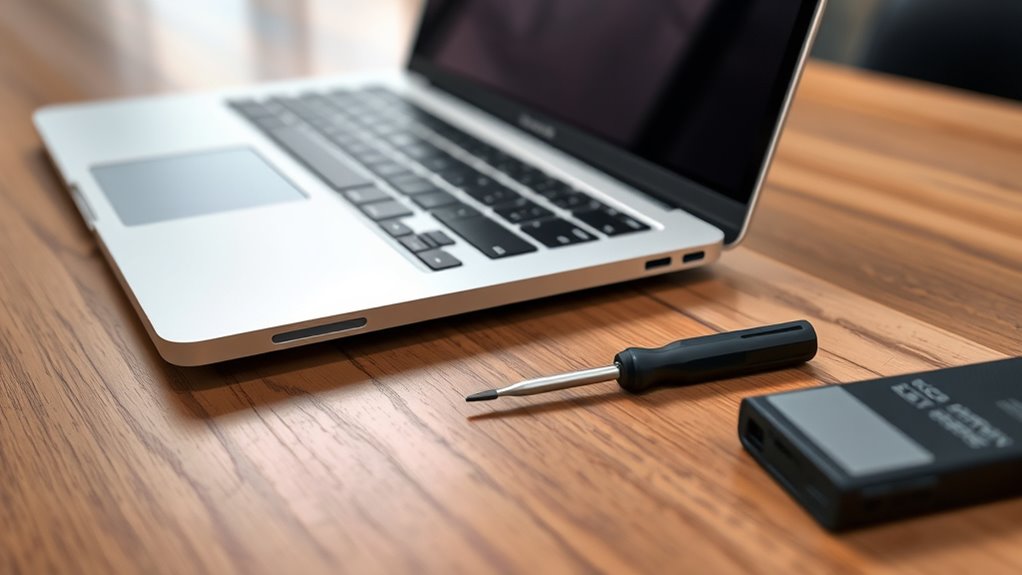 znaki ostrzegawcze baterii MacBook Air