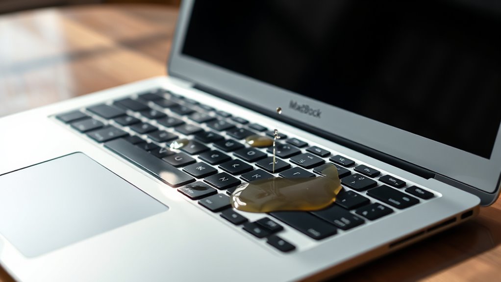 macbook air m2 zalanie