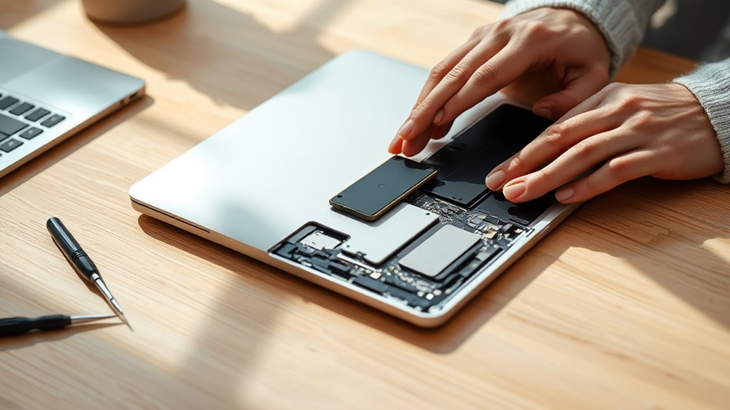 wymiana SSD w MacBook Air