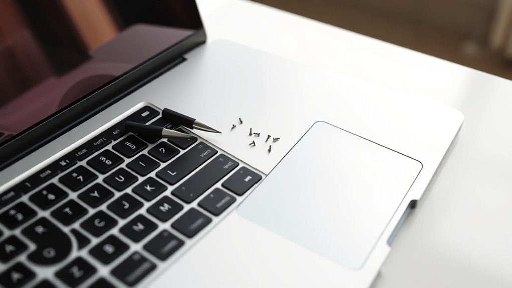 wymiana klawiatury w MacBooku Pro 15