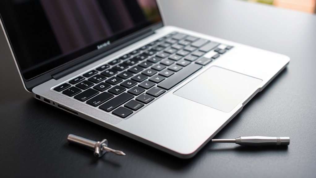 wymiana klawiatury w MacBooku Pro 16