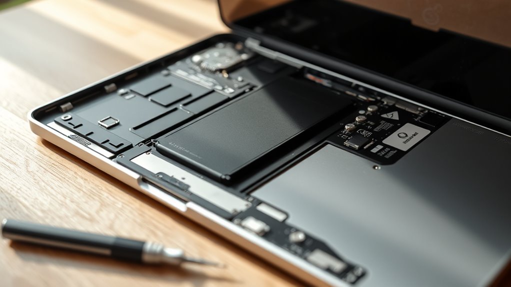 wymiana baterii w MacBooku Pro M2