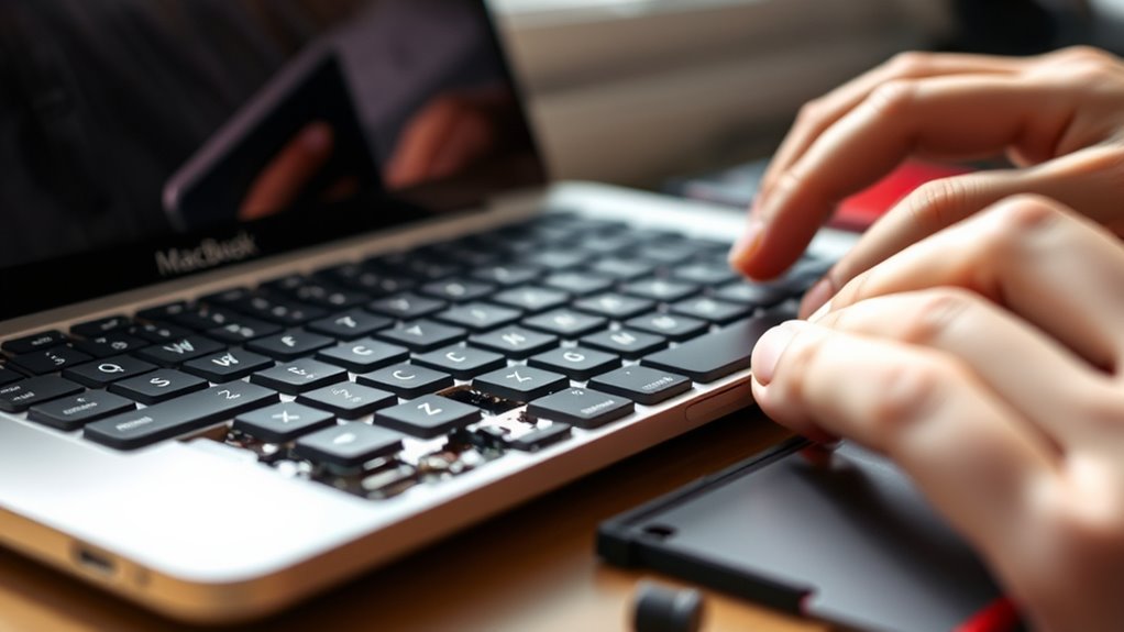 wymiana klawiatury macbook pro m3