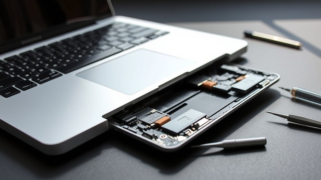 wymiana klawiatury MacBook Pro z Touch Bara
