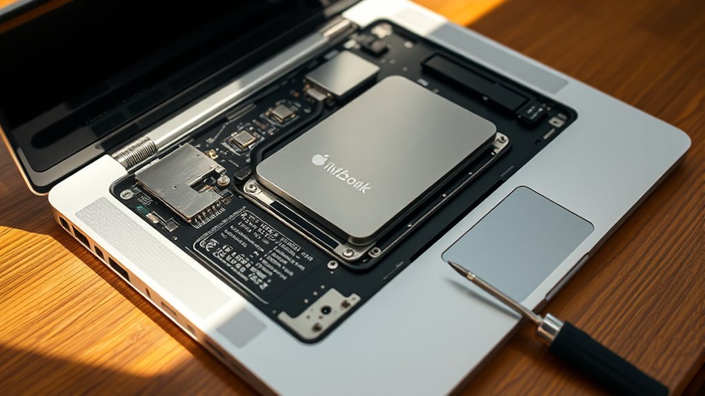 przewodnik wymiany dysku SSD w MacBooku