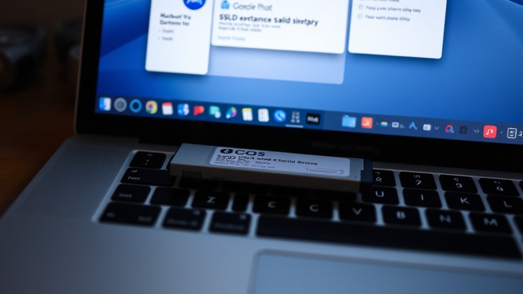 konfiguracja macos po wymianie dysku SSD
