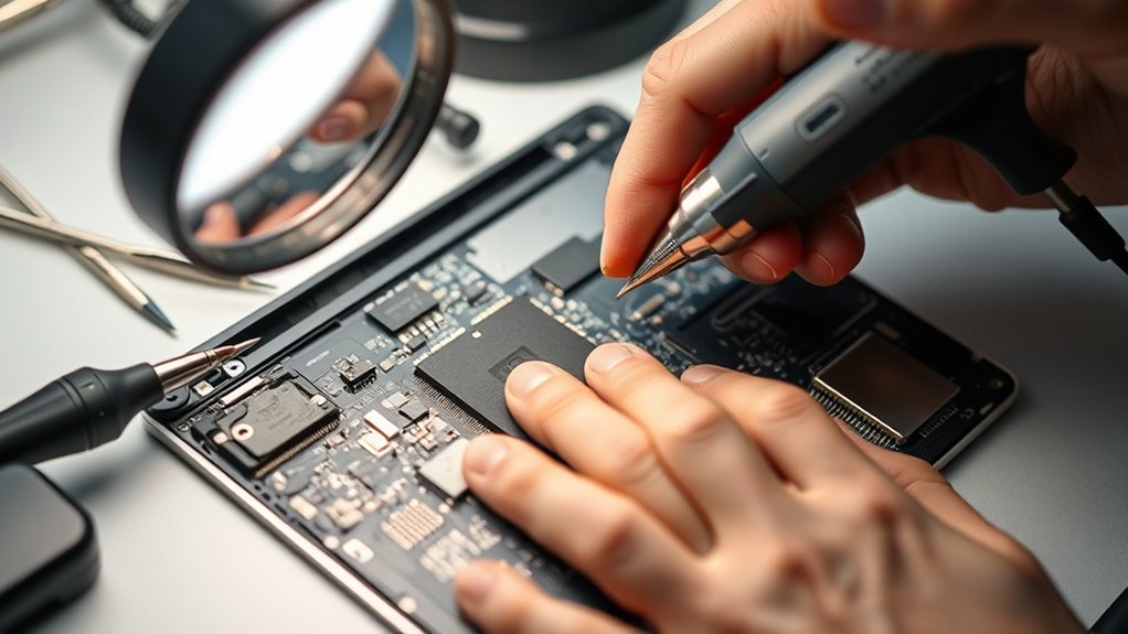 techniki precyzyjnej naprawy MacBooka