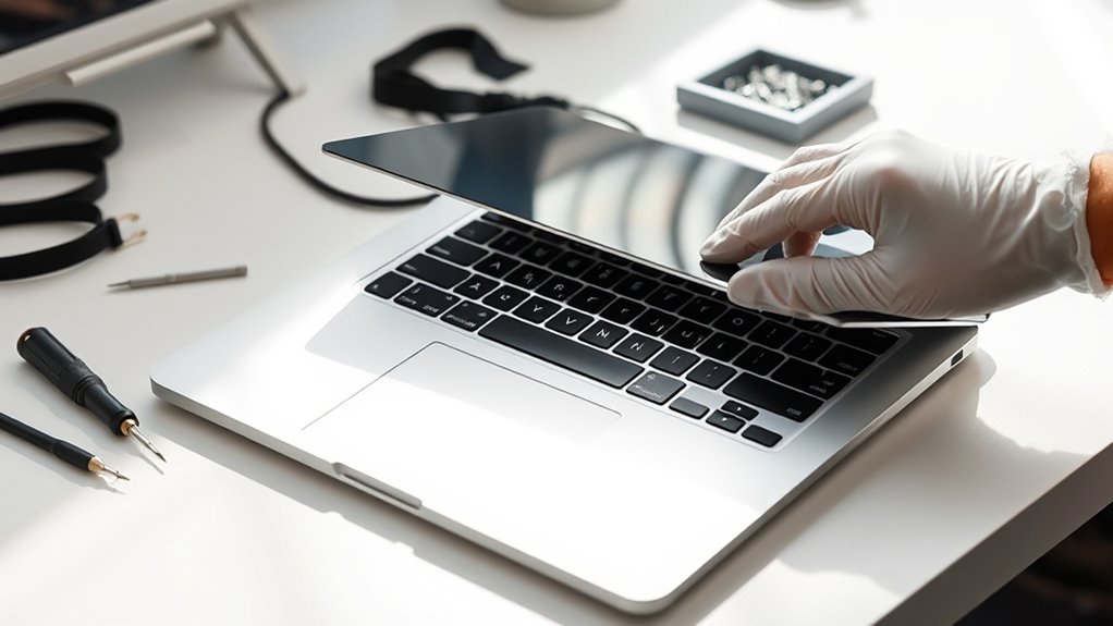 przygotuj MacBooka do naprawy
