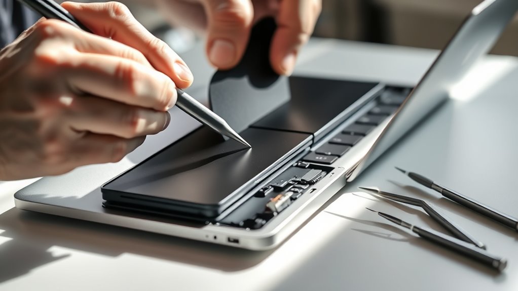 profesjonalna wymiana baterii w MacBooku
