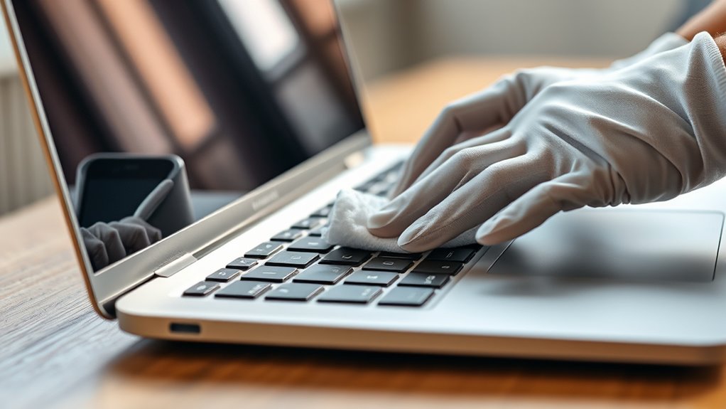 właściwe techniki czyszczenia MacBooka