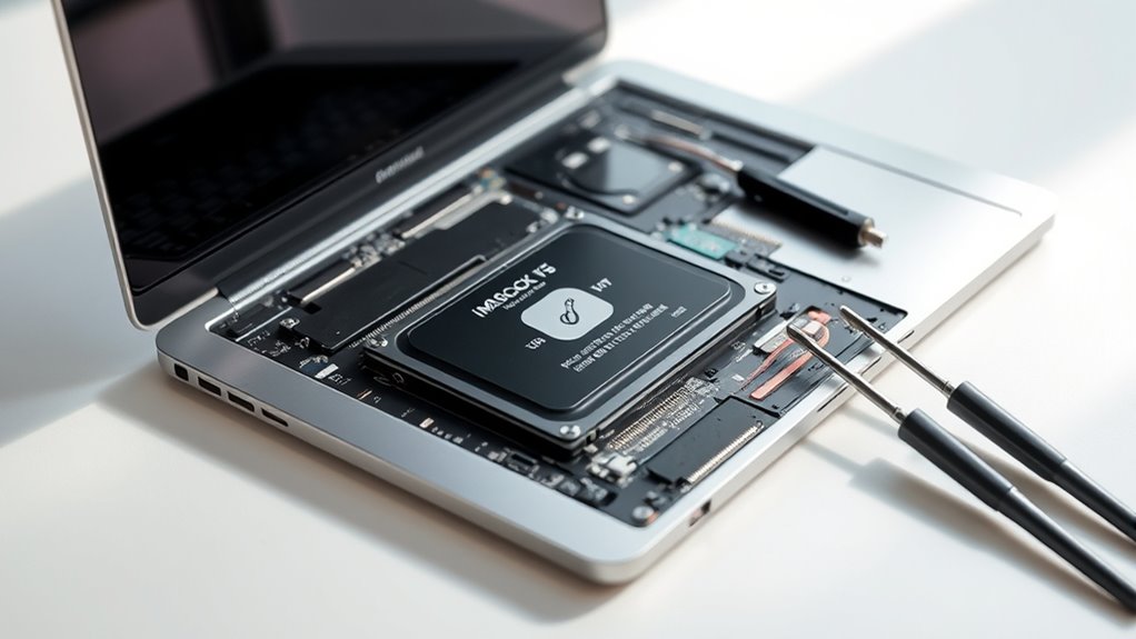 wymiana dysku SSD w MacBooku