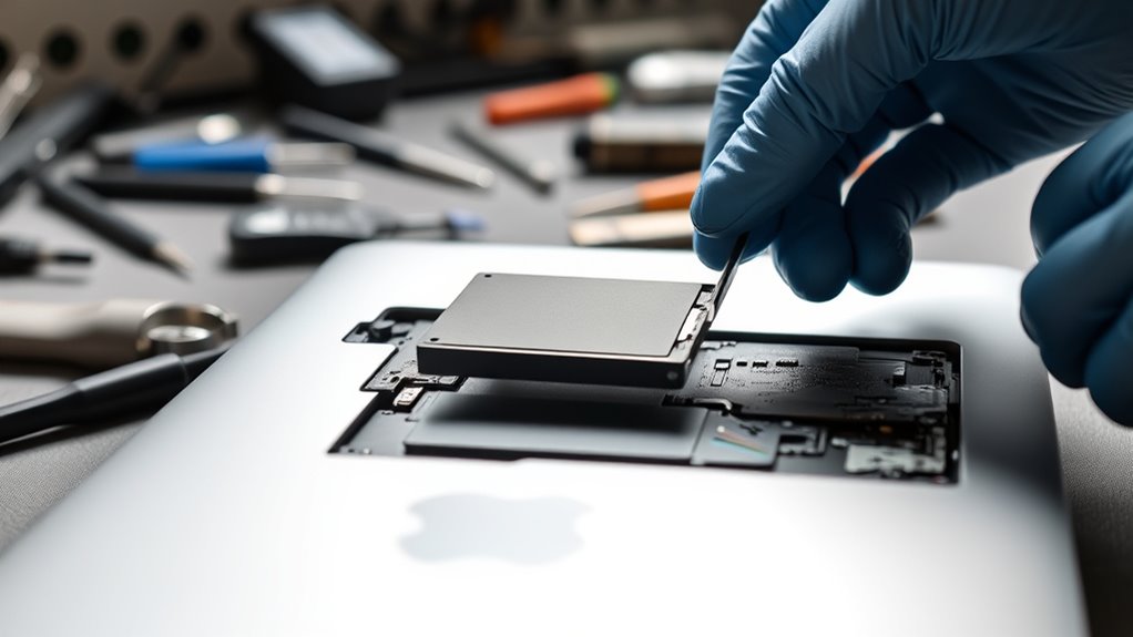 wymiana dysku M2 SSD w MacBooku