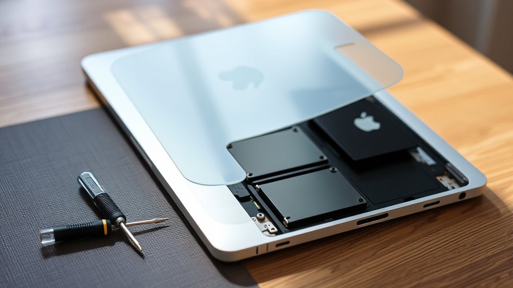 wymiana baterii w MacBook Air