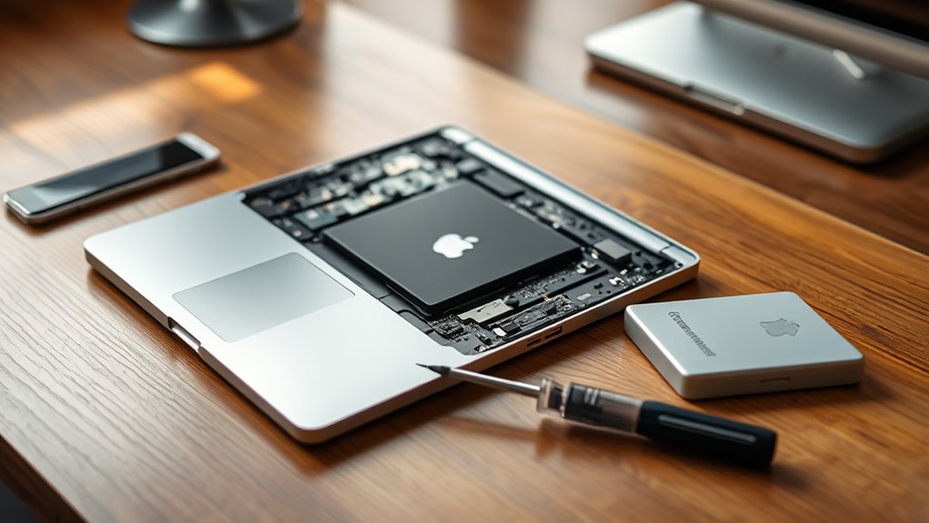 wymiana baterii w MacBooku Pro