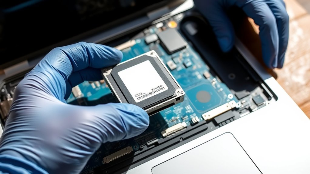 wymiana dysku SSD w MacBooku