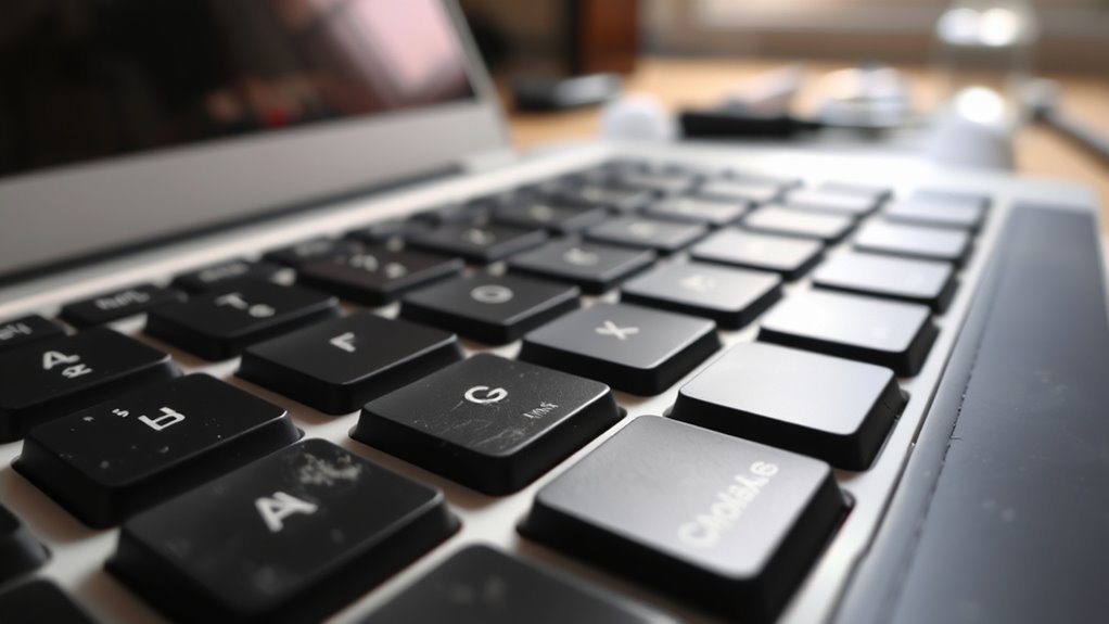 oznaki awarii klawiatury MacBooka