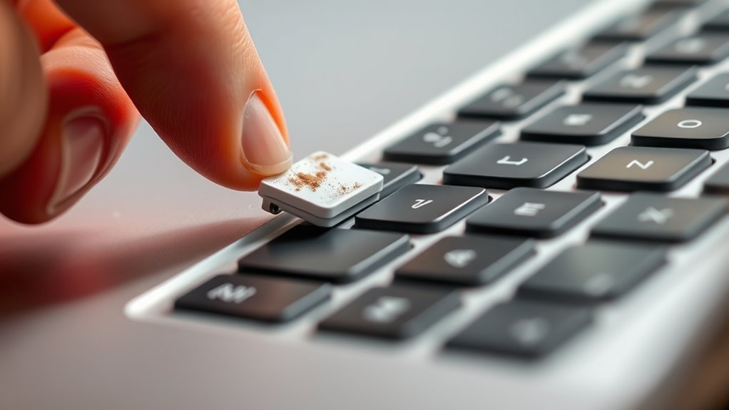 oznaki awarii klawiatury MacBooka