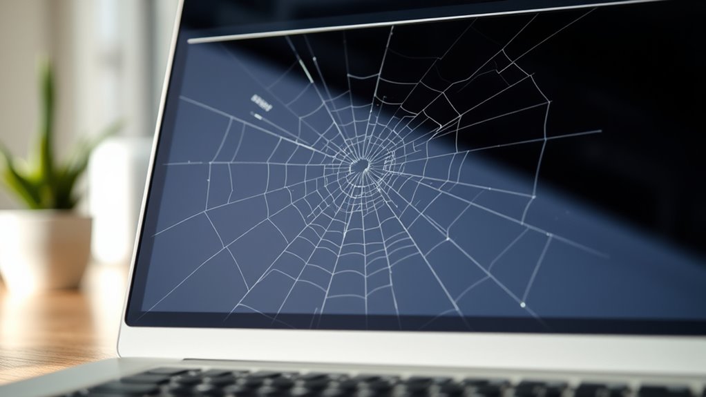 oznaki uszkodzenia ekranu MacBooka
