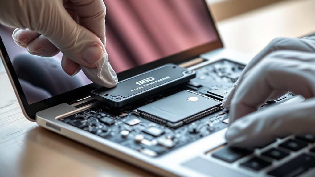 prędkość dysku SSD zwiększa wydajność MacBooka