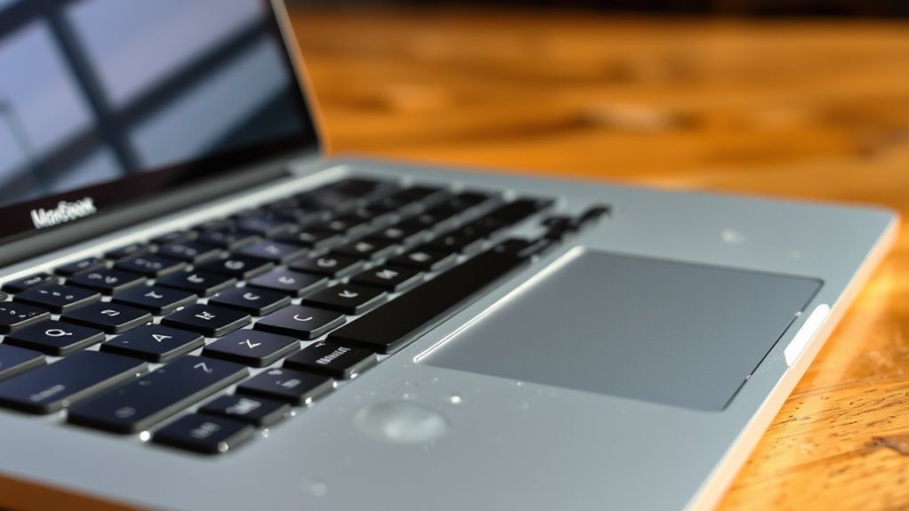 przyczyny uszkodzeń wodnych w MacBooku