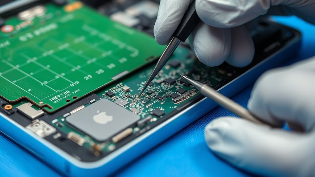 naprawa PCB po zalaniu