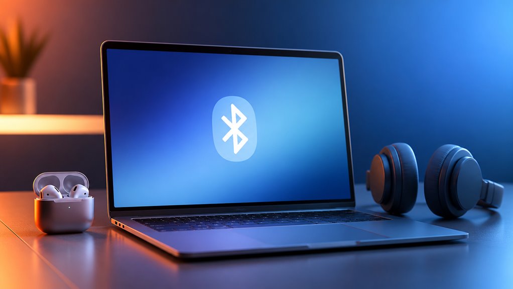 słuchawki Bluetooth i AirPods parowanie na MacBooku