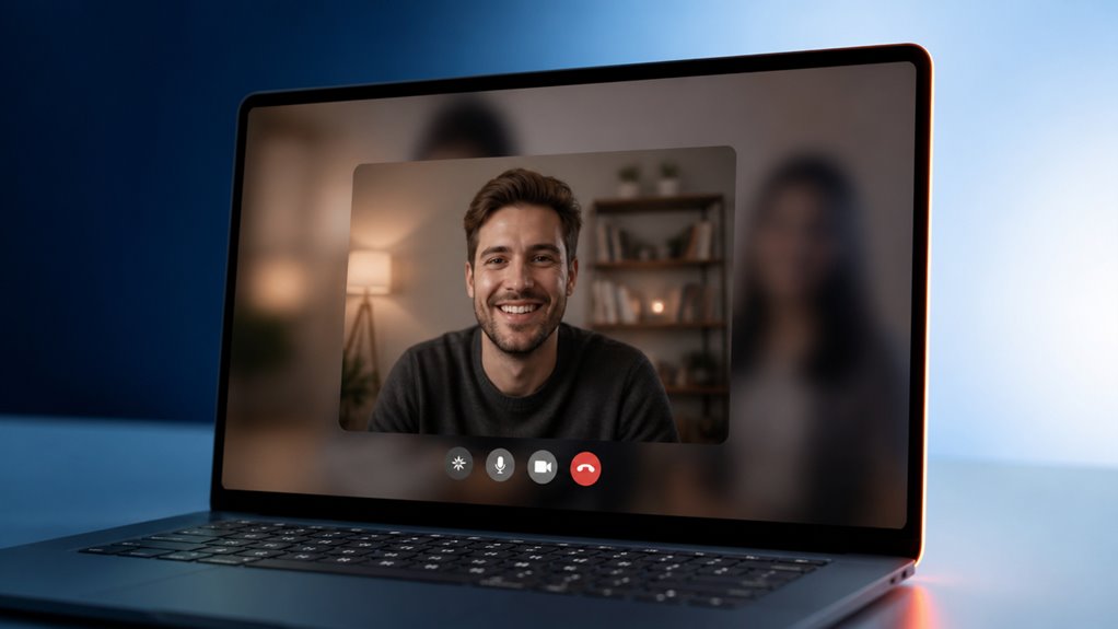 rozmyte tło podczas połączeń FaceTime