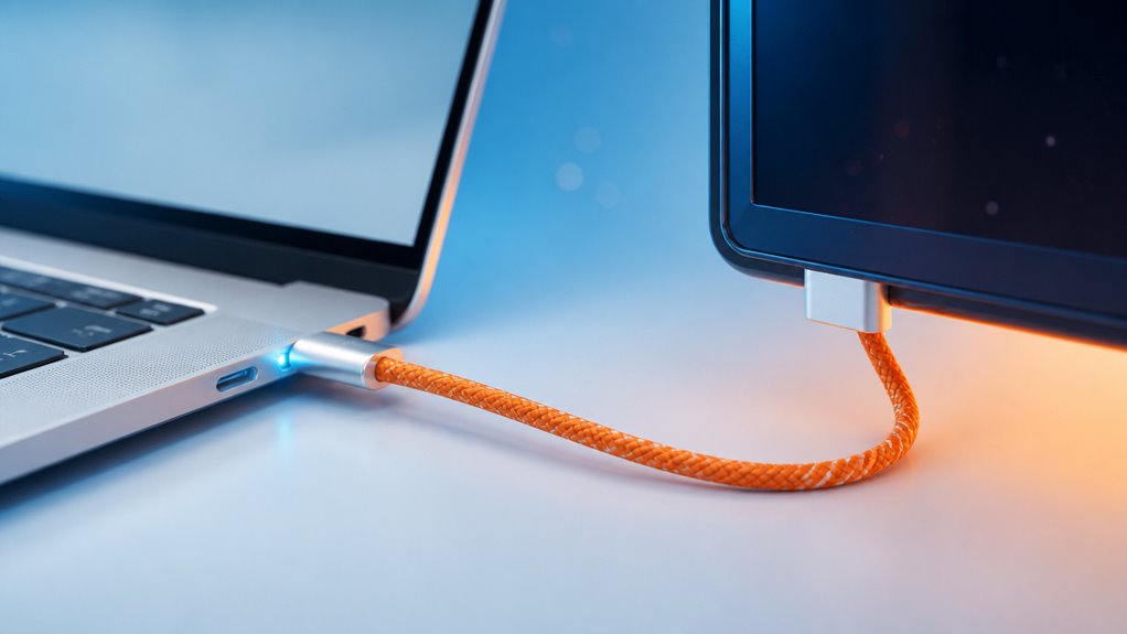 ładowanie Maca przez monitor z USB-C