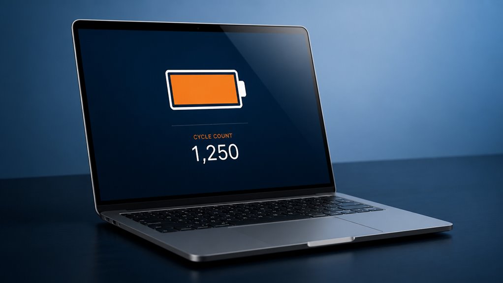 sprawdź liczbę cykli baterii MacBook