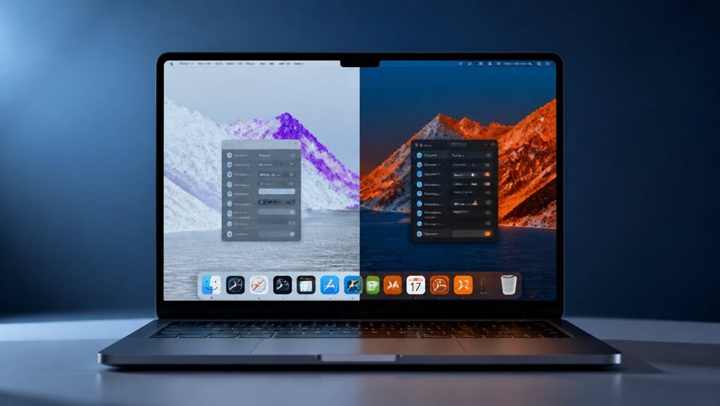 inwersja kolorów i filtry kolorów na wyświetlaczu macOS