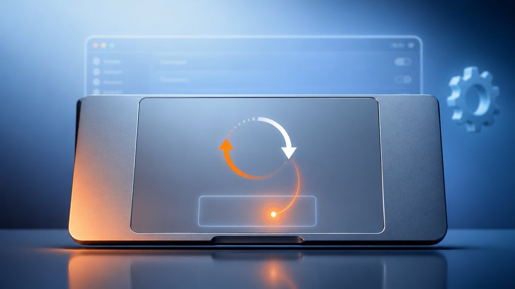 wyłącz naturalne przewijanie gładzika na macbooku