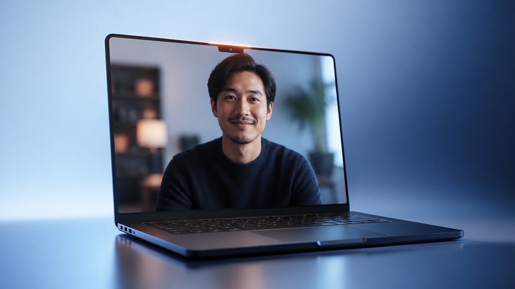 włącz rozmyte tło na MacBooku podczas rozmów