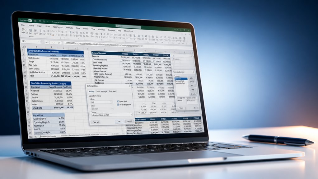 Excel umożliwia solidną analizę danych dzięki współpracy