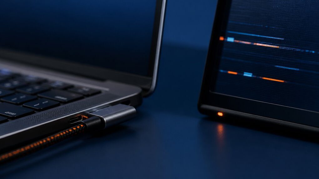 monitor zewnętrzny miga po podłączeniu do maca