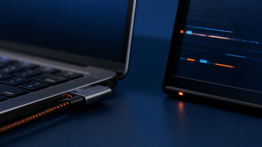 monitor zewnętrzny miga po podłączeniu do maca