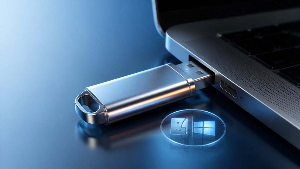 sformatuj dysk USB dla obu systemów Mac i Windows