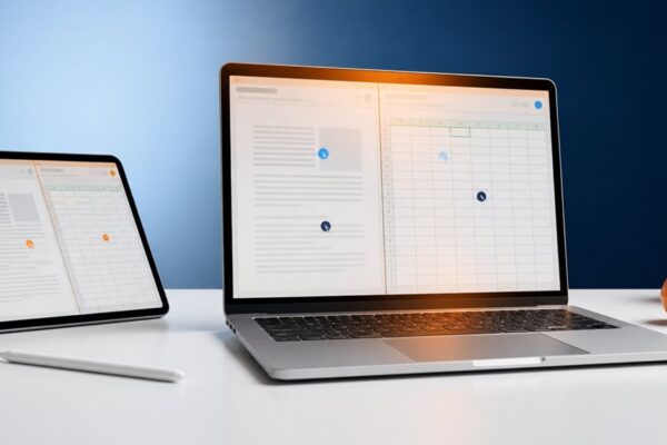 praca grupowa na iCloud Pages Numbers