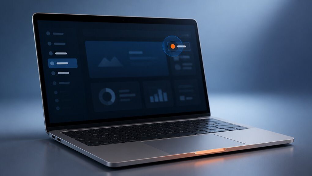 sterowanie wskaźnikiem MacBooka noszone na głowie