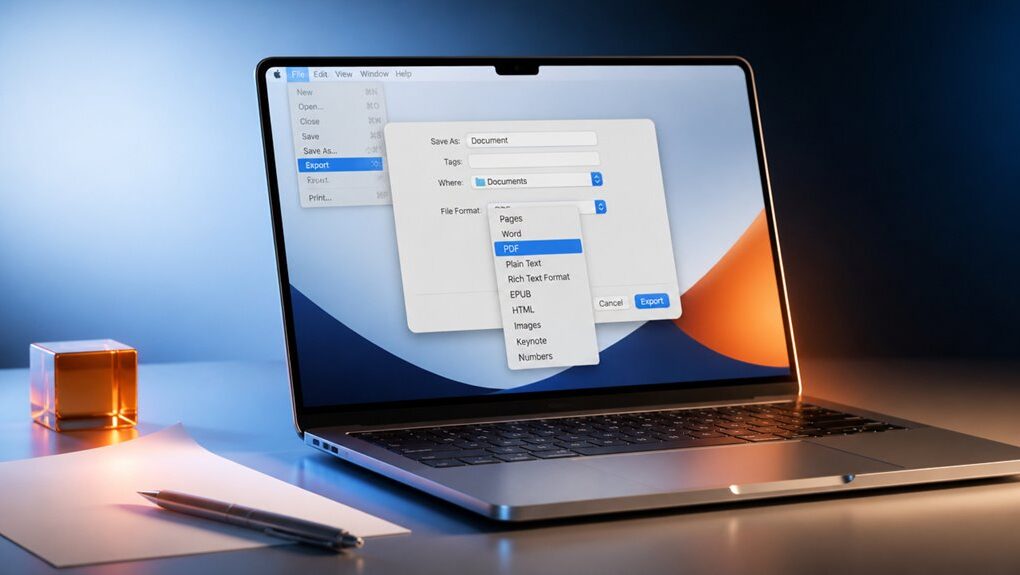 ukryte opcje zapisywania plików PDF na MacBooku