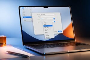 ukryte opcje zapisywania plików PDF na MacBooku